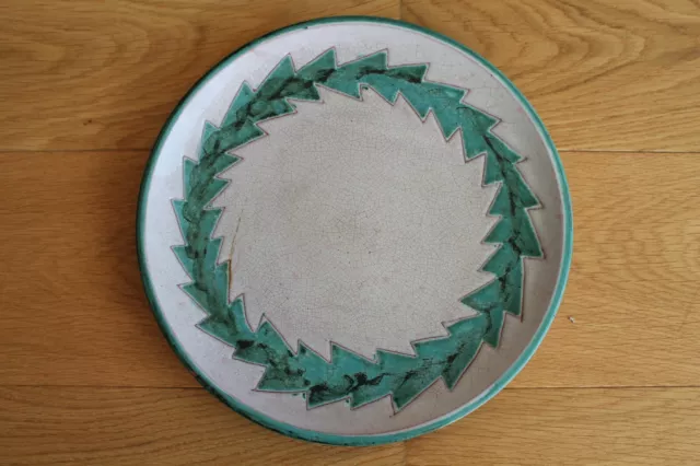 Magnifique Assiette Plat Céramique Charles Voltz Vallauris