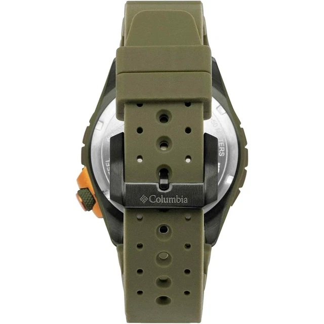 Columbia CSC04-004 Uomo Pacific Outlander Verde Silicone Polso 3