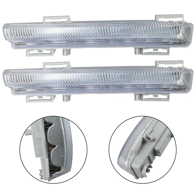 1 Pair Daytime Running Light Fog Bulbs For Mercedes C/E Class W204 W212 R172 LED