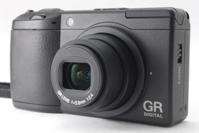 【TOP MINT w/Strap】 RICOH GR DIGITAL II 10.1MP Compact Digital Camera Black JAPAN 2