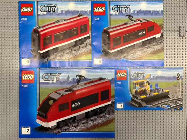 Lego® Eisenbahn TRAIN 7938 Nur Bauanleitung BA Bauplan INSTRUCTIONS ZUG