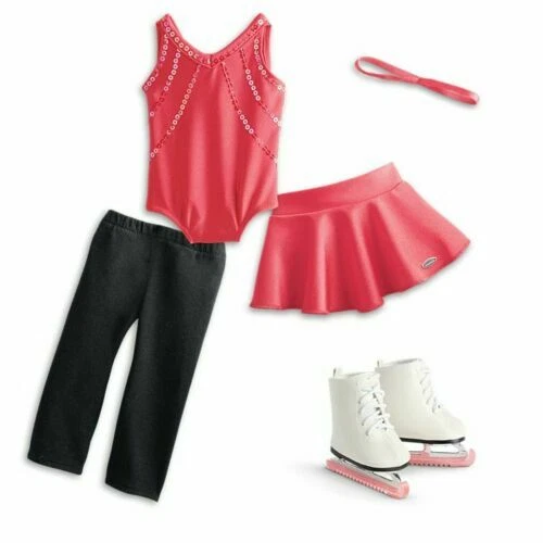 American Girl Sparkle & Spin Ice Skating Outfit New In Box