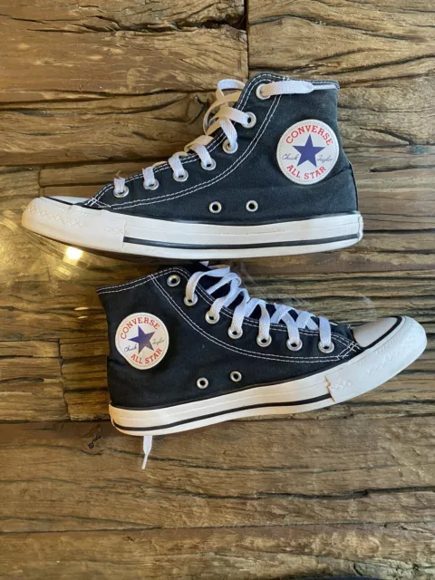 SCARPE DA GINNASTICA Converse All Star taglia 5. nere in finta