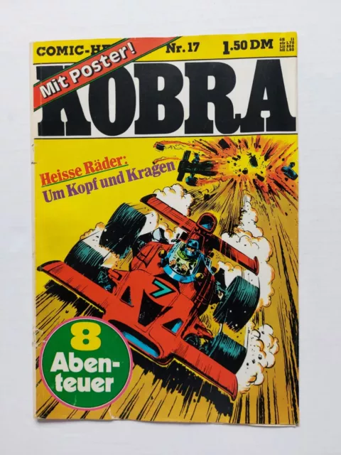 Comic Rarität - Gevacur Verlag - Kobra Nr. 17 von 1977 / "Schrott" (ohne Poster)