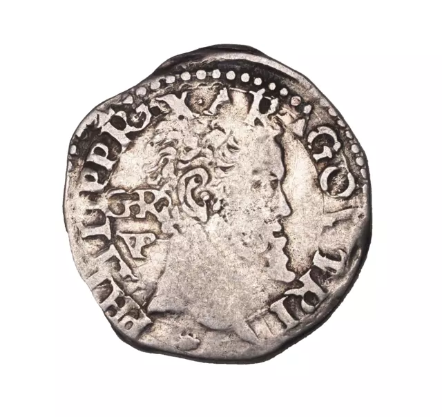 1554, Kindom of Naples, Philip II of Spain. Beautiful Silver Carlino Coin.