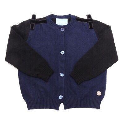 4152AL cardigan bimba girl LANVIN kids sweater blue/black