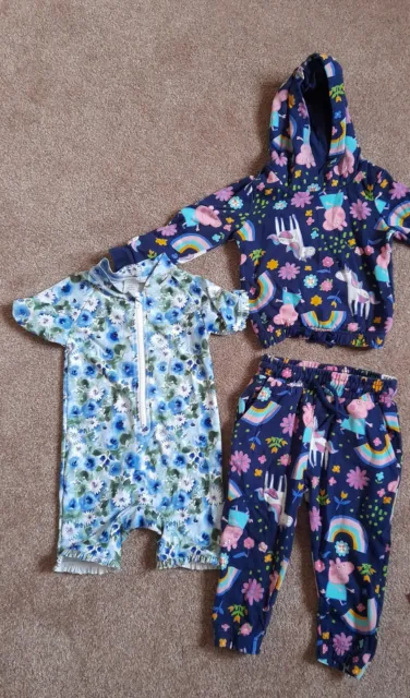 Girls Clothes Bundle 2-3 Years tracksuit and swimsuit