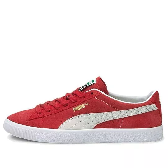 PUMA Wildleder Vintage 'Hochrisiko rot' Herren Turnschuhe Turnschuhe | UK8 US9 EU42