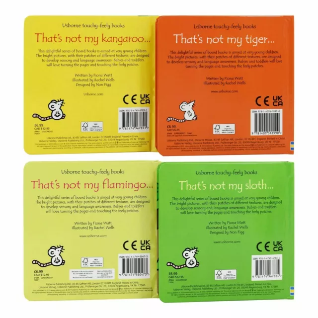 Thats Not My Boxset 4 Books Collection Set by Fiona Watt Board Book 3