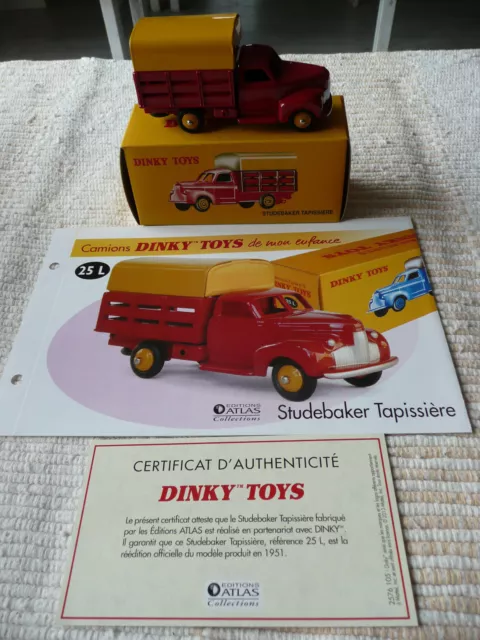 STUDEBAKER TAPISSIERE n°25L Dinky Toys Atlas NEUVE !!