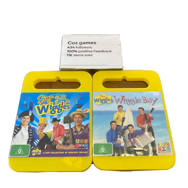 THE WIGGLES SING A Song Of Wiggles & Wiggle Bay DVD’s Kids Show
