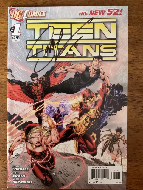 DC New 52 Teen Titans #0-9  +Annual Lobdell Booth signed