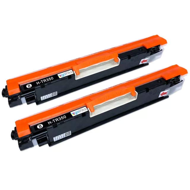 2 Negro Cartuchos de tóner láser para HP Colour LaserJet Pro MFP M176n