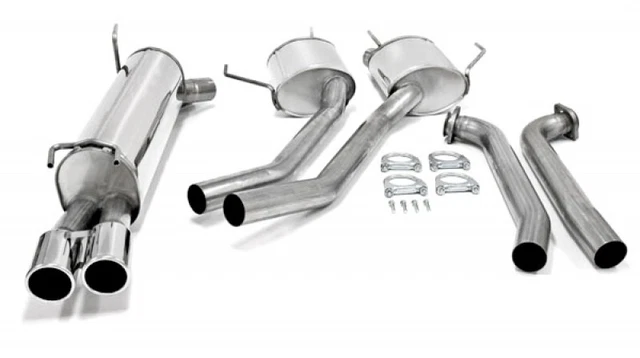 TA Technix TA-Technix Impianto Acciaio Inox 2x80mm Opel Omega B Caravan