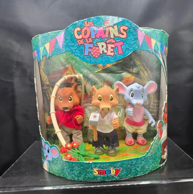 Les Copains De La Forêt - La Randonnée, 8 Figurines Berchet Avec Vêtements Et Accessoires