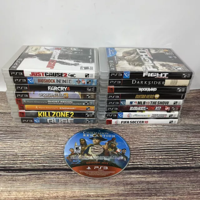 Sony PlayStation 3 PS3 Lot Of 17 Video Games Tested BioShock,Killzone,Far Cry ￼