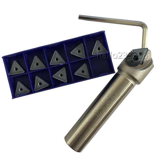 A set TP45 C20-25-110 45° indexable chamfering arbor +10Pcs TPKR1603 PDR insert
