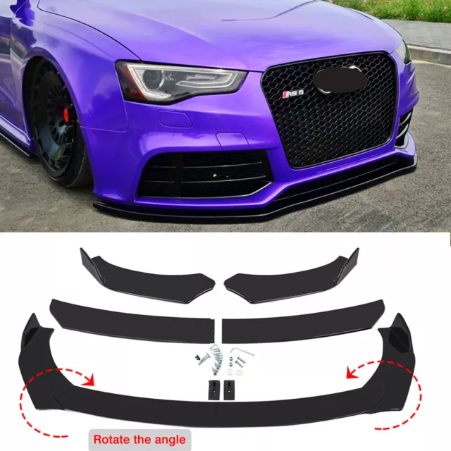 Auto Frontspoilerlippe Frontlippe für AUDI A4 B7 B8 A3 S3 A5 S5 A7 A6  Universal