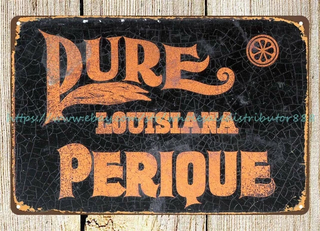Pure Louisana Perique tobacco metal tin sign interior design for living room