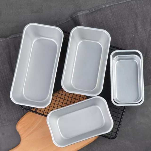 Moule à gâteau rectangle en alliage d'aluminium facile à nettoyer ustensiles