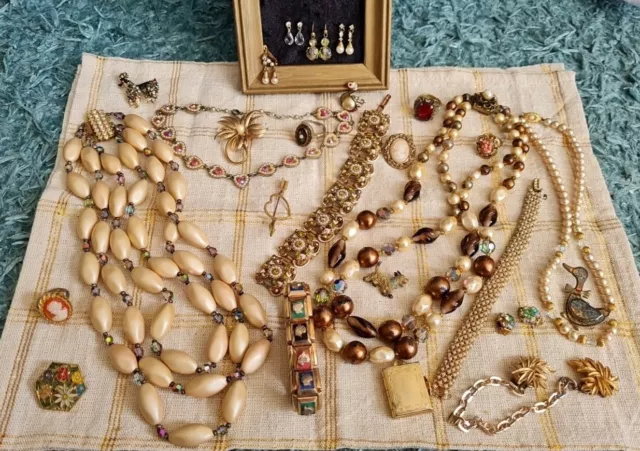 Stunning Vintage & Antique Jewellery Job Lot