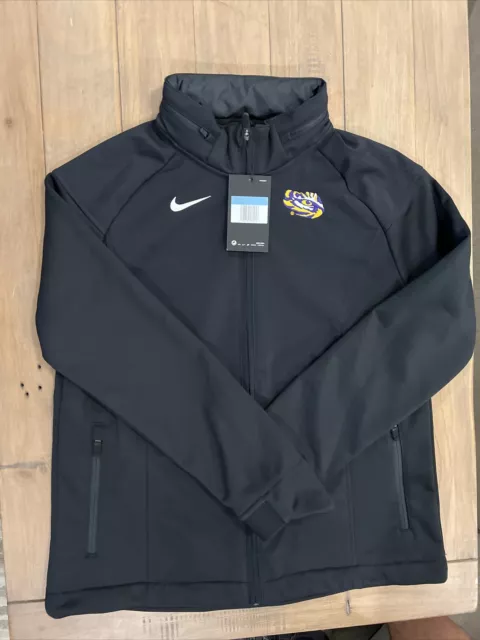 Nike LSU Tigers Championship Sideline Full Zip Jacket Women's M Black CI6571