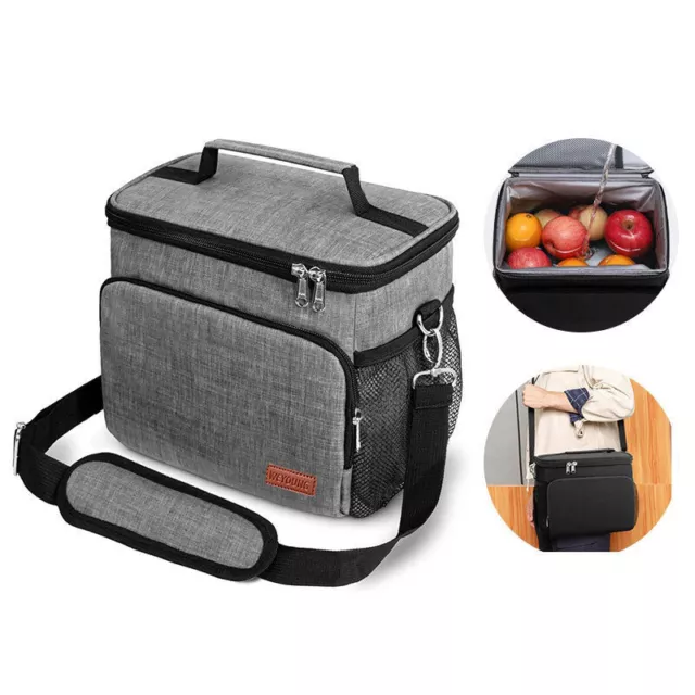 Insulated Lunch Bag for Women Men Leakproof Tote Cooler Bag for Work School