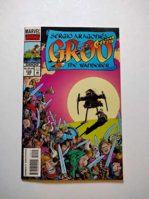 Groo The Wanderer #120 Comic Marvel Epic 1995 FINAL ISSUE Sergio Aragones RARE