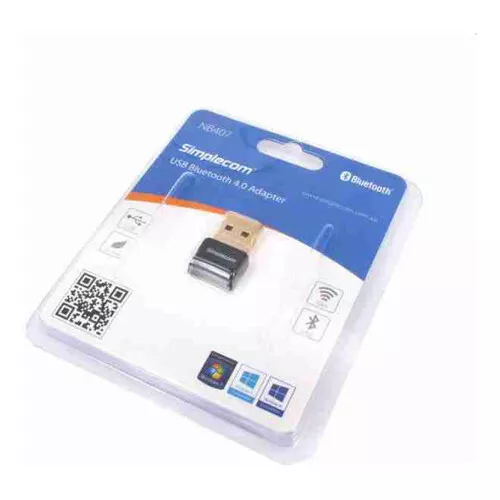 Simplecom NB407 USB Bluetooth 4.0 Widcomm Adapter Wireless Dongle with A2DP EDR