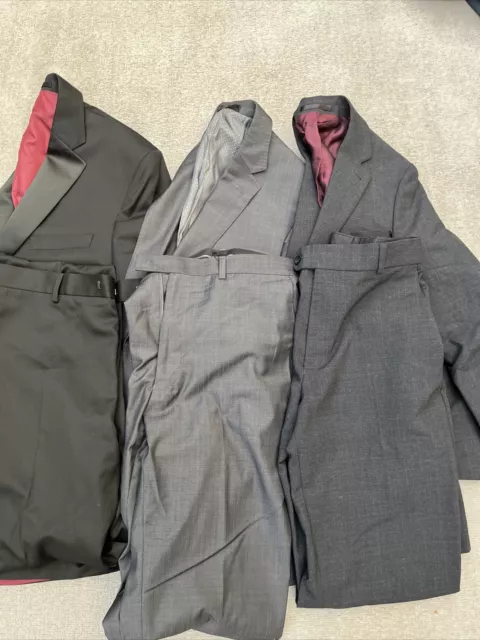 Men’s Bundle 2/3 -piece Suits. Formal Wear. Wholesale Joblot Of 3 Items. VGC