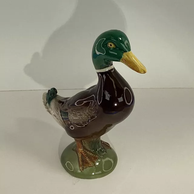 Vintage UCAGCO Ceramic Male Mallard Duck Figurine Japan