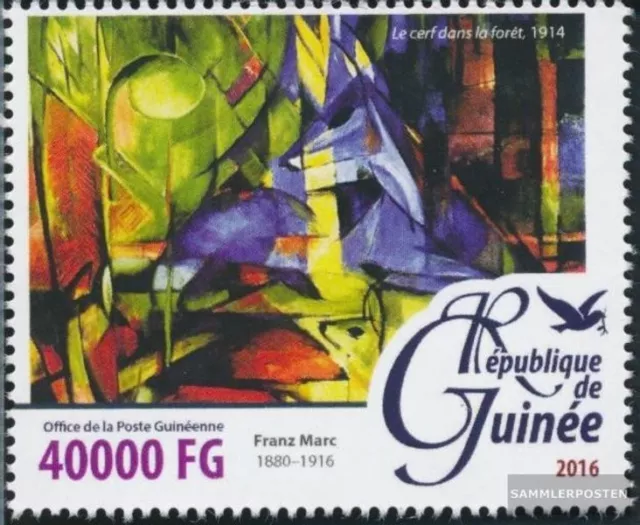 Guinea 11557 (kompl. Ausgabe) postfrisch 2016 Franz Marc