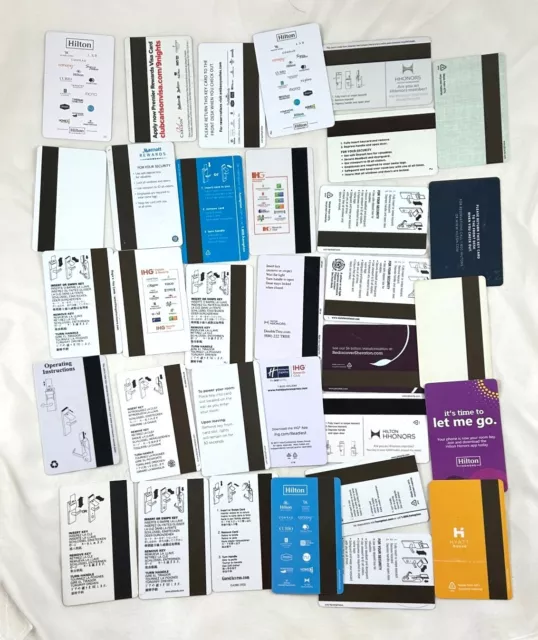 33 Different Hotel Room Key Cards 2