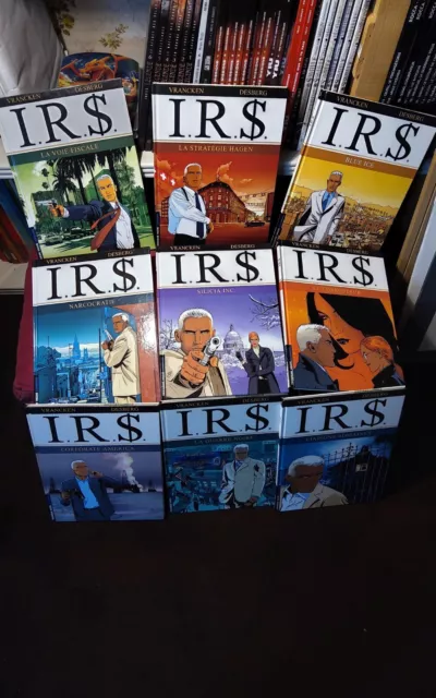 I.R.S  15 premiers albums Bds  T1 à 15  EO Lot Desberg /Vrancken Le Lombard  TBE