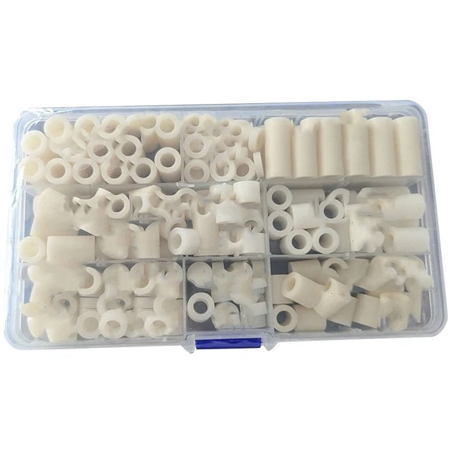 20x Entretoises De Support / Colonne Isolation (12x9mm, Non Filetées, Plastique Blanc, Uxcell)