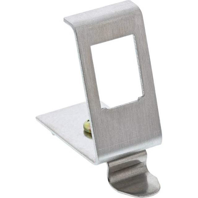 InLine® Keystone supporto modulo metallo a scatto, 2 scomparti per guida per cappello