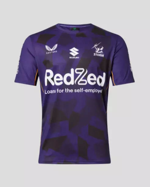 Melbourne Storm NRL 2023 Castore Training Shirt Purple Sizes S-6XL!