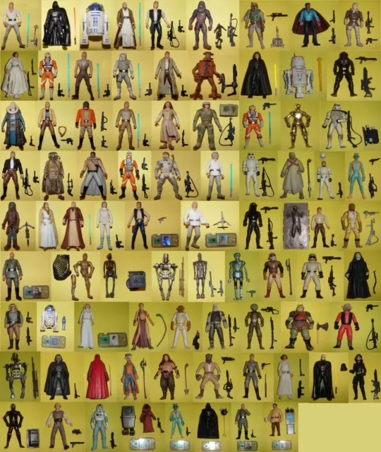 Star Wars POTF 2 , Flashback, CommTech Figuren zum aussuchen