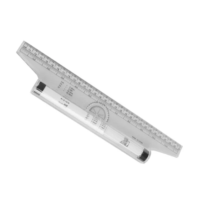 2 PACK STRAIGHT Line Stencil Lettering Guide Drawing Ruler School