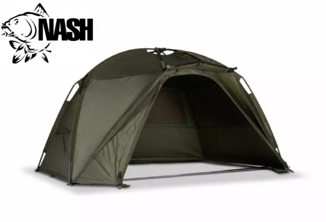 Nash Titan Hide Pro - Bivvy Shelter Brolly 1 Mann - Karpfenfischereiausrüstung NEU