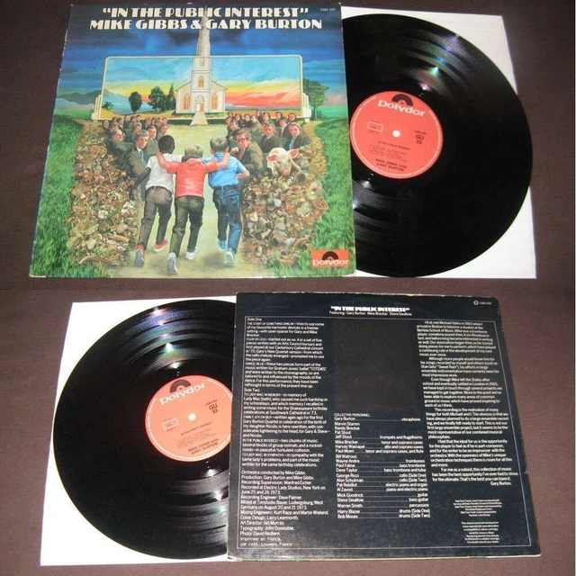 MIKE GIBBS & GARY BURTON - In The Public Interest 1974 LP Jazz Fusion