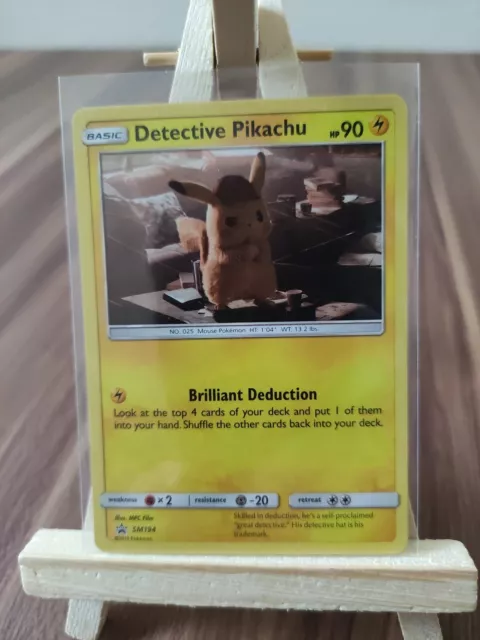 Detective Pikachu SM194 Ultra Rare Holo Promo Pokemon Card