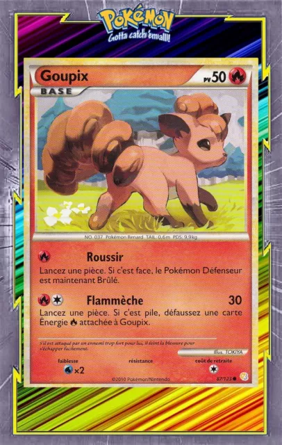 Goupix - HS:HeartGold SoulSilver - 87/123 - Carte Pokemon Française