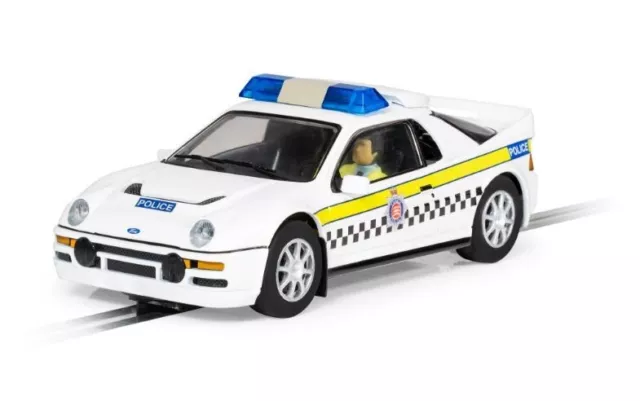 Scalextric C4341 Ford RS200 - Police Edition - 1:32 scale slot car