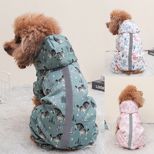 Animali Cane Impermeabile Riflettente Gilet Giacca per Piccoli Cani Vestiti❤ Ca
