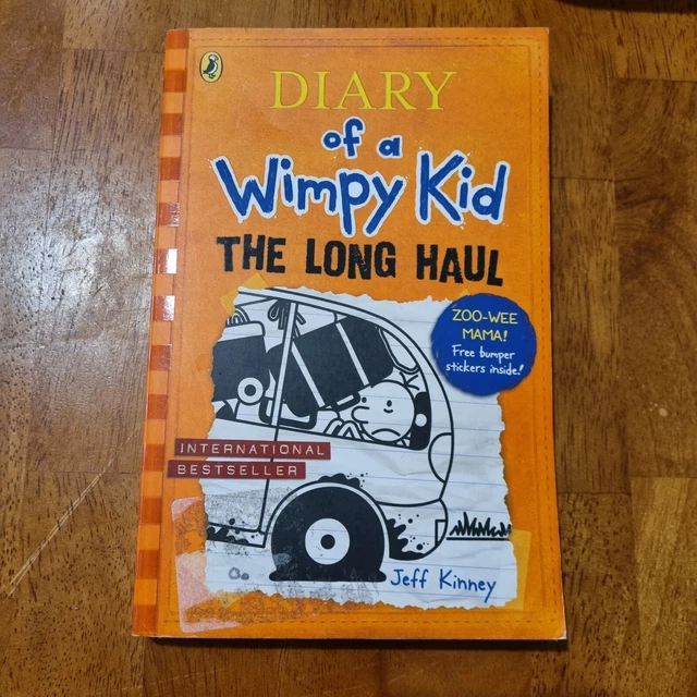 DIARY OF A Wimpy Kid Book The Long Haul by Jeff Kinney Paperback 2014 ...