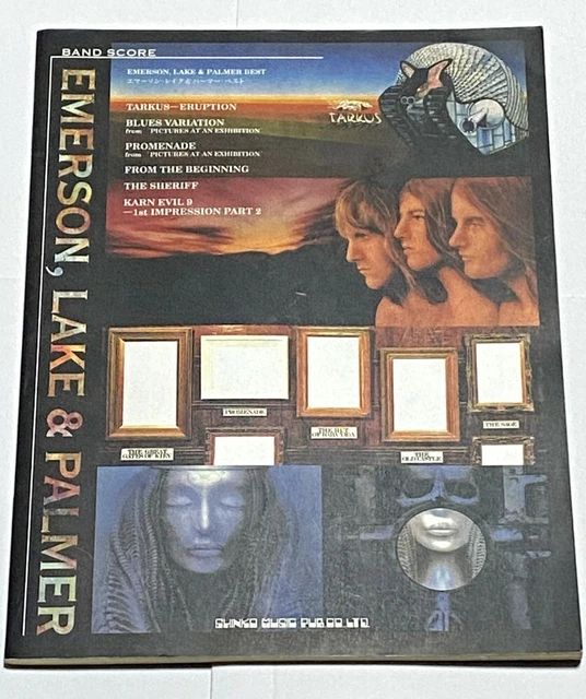 Emerson, Lake & Palmer Best Japan Band Score Book Guitar Tab ELP