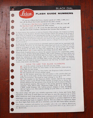 169364 Leica Leica Flash Guide Chiffres Rouge Cadran 
