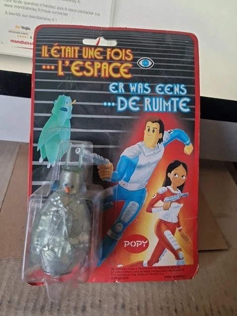 Figurine Métal Vintage POPY - Il était Une Fois L'Espace (Métro, GB-80) - Robot