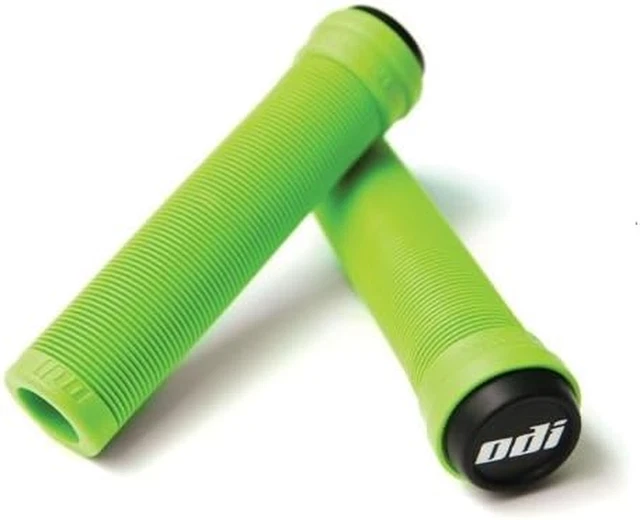 Soft Flangeless Longneck Grips Softies for Bikes and Scooters GREEN